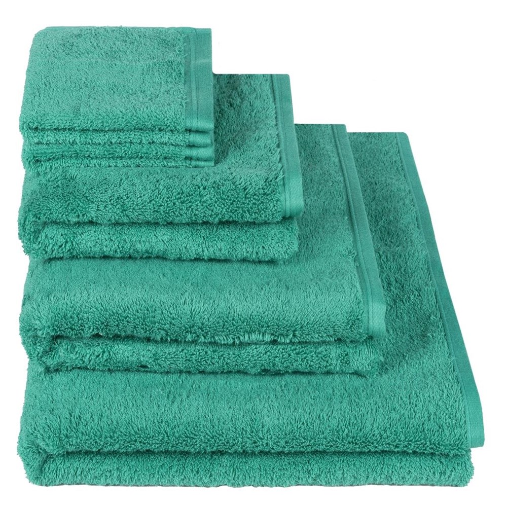 Loweswater Organic Cotton Towels By Designers Guild in Viridian Green